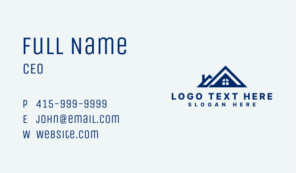 House Roofing Window Business Card Design Image Preview