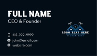 Construction Hammer Builder Business Card Image Preview