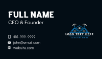 Construction Hammer Builder Business Card Preview