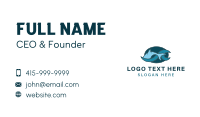 Blue Ocean Fish Business Card Image Preview