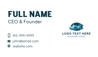 Blue Ocean Fish Business Card Design