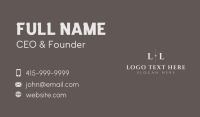 Professional Business Letter Business Card Image Preview