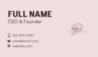 Feminine Beauty Cosmetics Business Card Image Preview