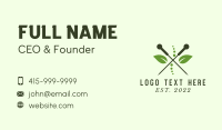 Traditional Acupuncture Treatment Business Card Image Preview