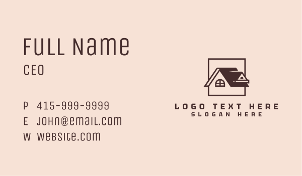 Window Attic Roof Business Card Design Image Preview
