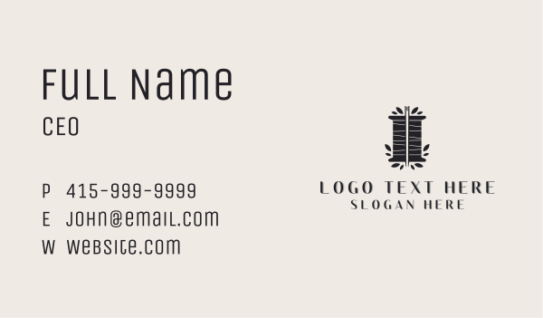 Sewing Thread Needle Business Card Design Image Preview