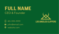 Gold Triangle Horns Business Card Image Preview