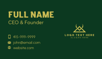 Gold Triangle Horns Business Card Preview