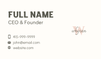 Designer Boutique Lettermark Business Card Image Preview