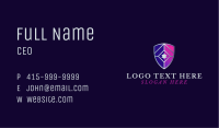 Armor Gaming Shield Business Card Image Preview