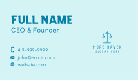 Scale Law Firm  Business Card Design
