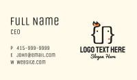 Tech Code Face Business Card Image Preview