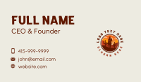 Cowboy Horse Desert Business Card Preview