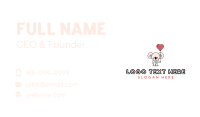 Koala Balloon Zoo Business Card Image Preview