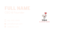 Koala Balloon Zoo Business Card Image Preview