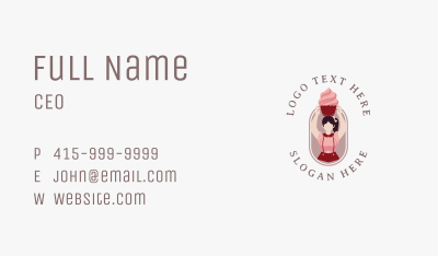Homemade Cupcake Baker Business Card Image Preview