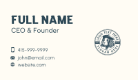 Spaniel Dog Beret Business Card Preview