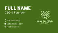 Green Bush Garden Business Card Design