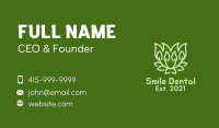 Green Bush Garden Business Card Image Preview