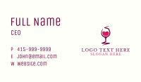 Wine Liquor Goblet Business Card Image Preview