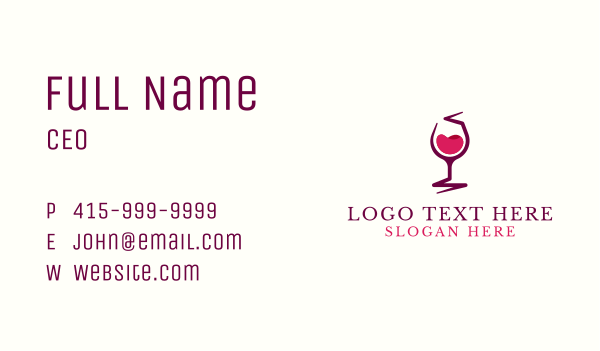 Wine Liquor Goblet Business Card Design Image Preview