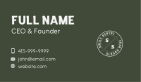 Casual Streetwear Brand Business Card Image Preview