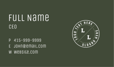 Casual Streetwear Brand Business Card Image Preview
