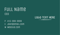 School Chalk Wordmark Business Card Image Preview