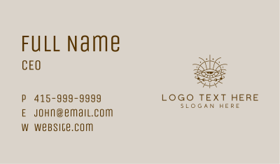 Eye Boho Cosmos Business Card Image Preview