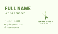 Grass Shears Lawn Care Business Card Image Preview