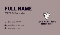 Spooky Halloween Ghost Business Card Preview