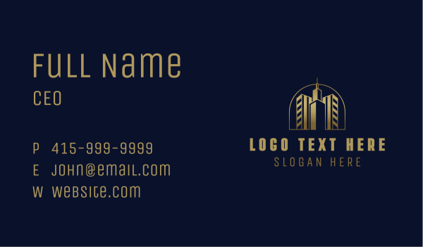 Real Estate Property Building Business Card Design Image Preview