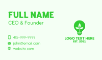 Eco Friendly Light Bul b Business Card Image Preview