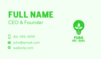 Eco Friendly Light Bul b Business Card Image Preview