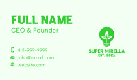 Eco Friendly Light Bul b Business Card Image Preview