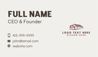 Roof Home Renovation Business Card Image Preview