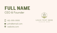 Marijuana Herbal Lettermark Business Card Image Preview