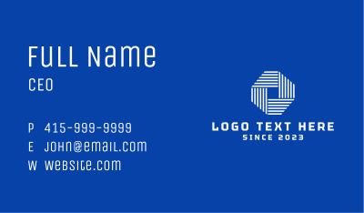 Modern Corporate Octagon Business Card Image Preview