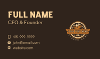 Roof Builder Carpentry Business Card Image Preview