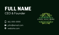 Natural Leaf Vines Business Card Preview