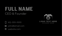 Camera Lens Shutter Business Card Image Preview