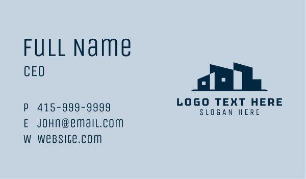 Residential Village Realtor Business Card Design Image Preview