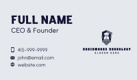 Beard Man Barbershop Business Card Image Preview