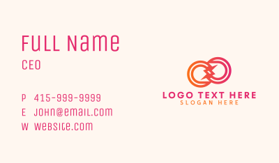 Thunder Loop Agency Business Card Image Preview