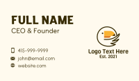 Minimalist Toucan Outline Business Card Image Preview