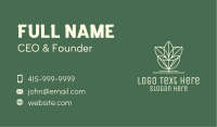 Geometric Flower Plant Business Card Image Preview