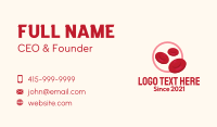 Red Blood Cells Business Card Image Preview