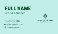 Tree Leaf Bird Wellness Business Card Image Preview
