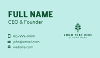 Tree Leaf Bird Wellness Business Card Preview