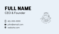 Wave Splash Whale Business Card Design